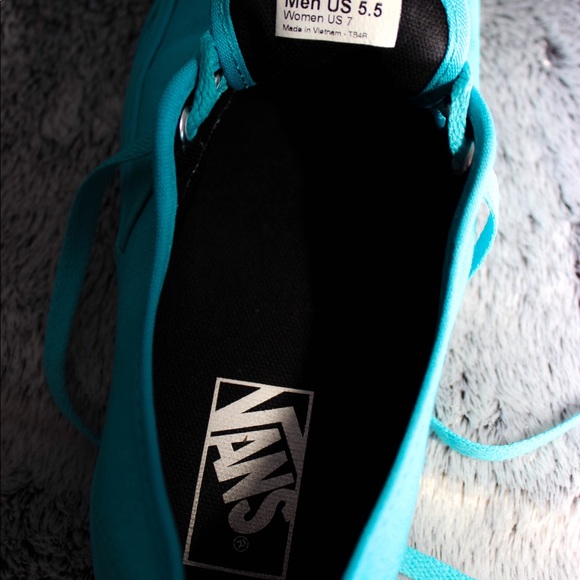 Blue/Turquoise Vans - Picture 8 of 8